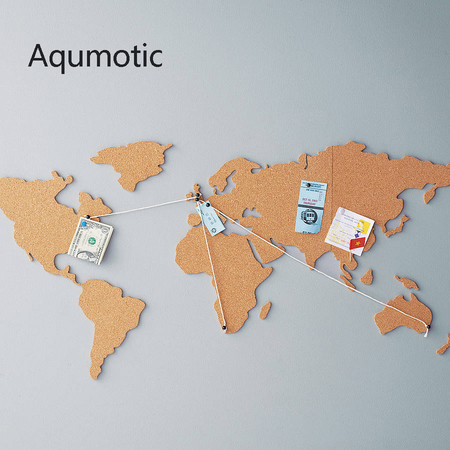 Star Map Poster - Aqumotic Cork World Map Travel Message