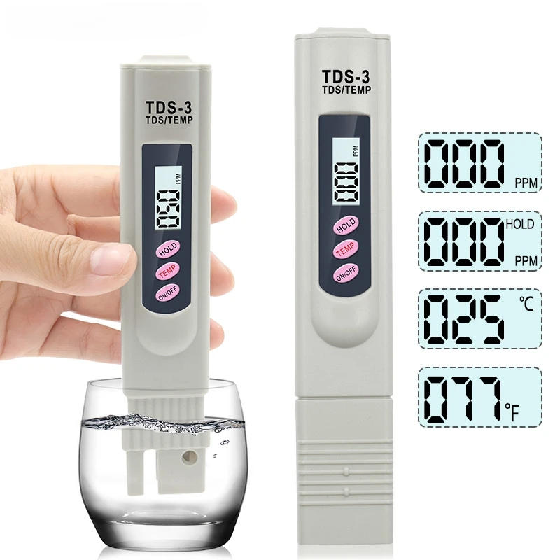 Water Testing Kit - 1/3 Pcs Portable LCD Digital TDS