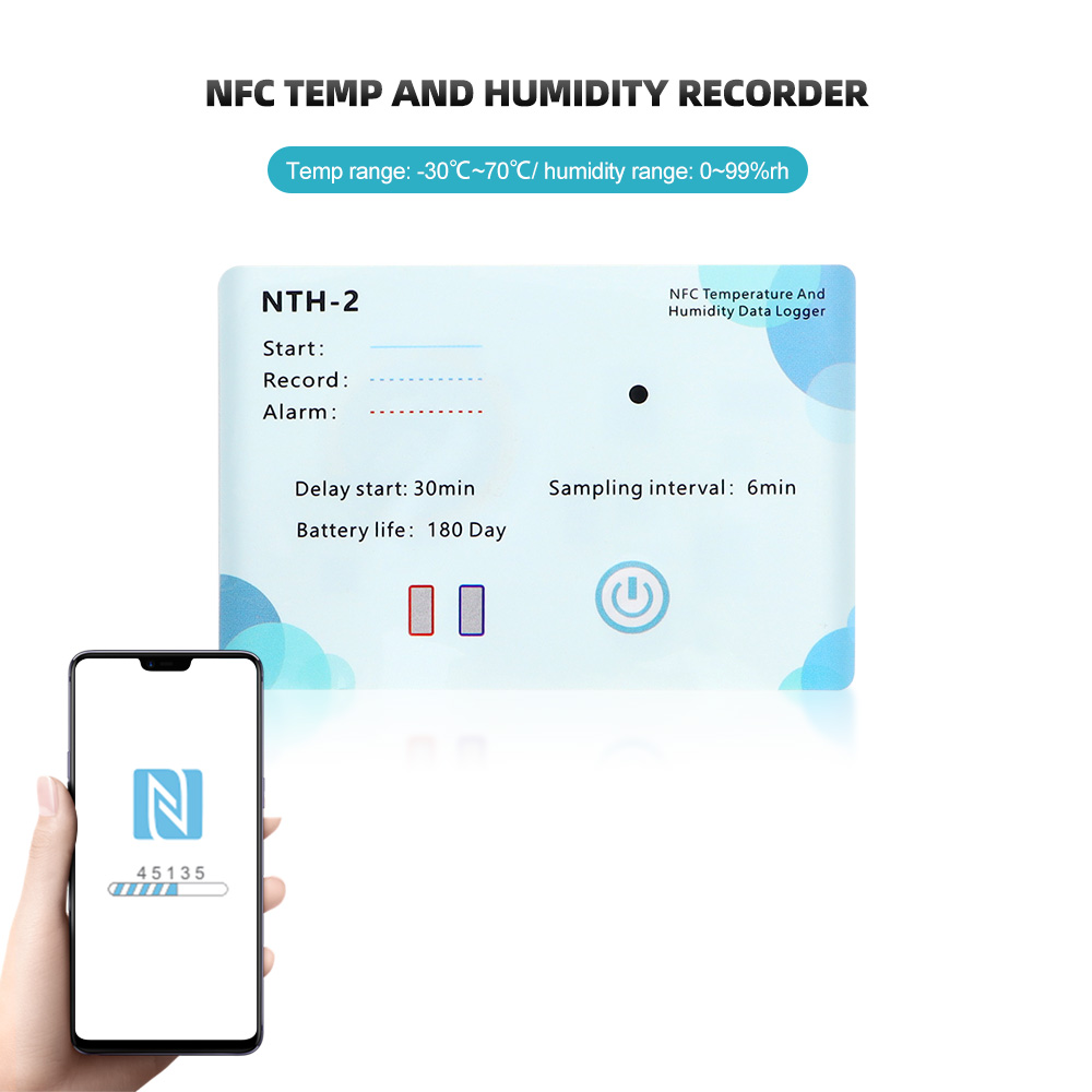 Weather Station Indoor - NFC Induction Temperature Logger Recorder Indoor