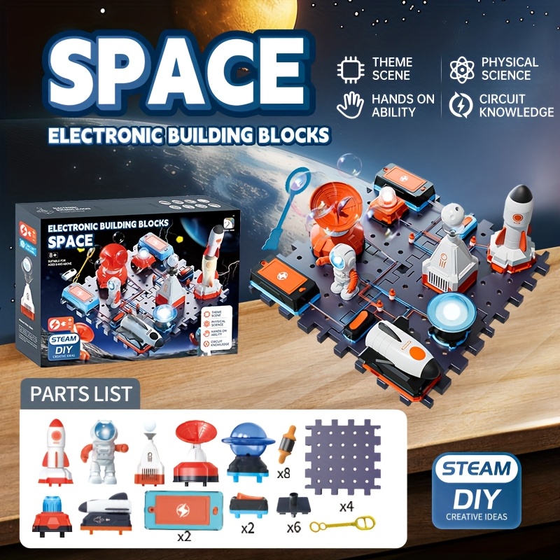 Science Toys - SCIENCE HORSE electronic building blocks children's