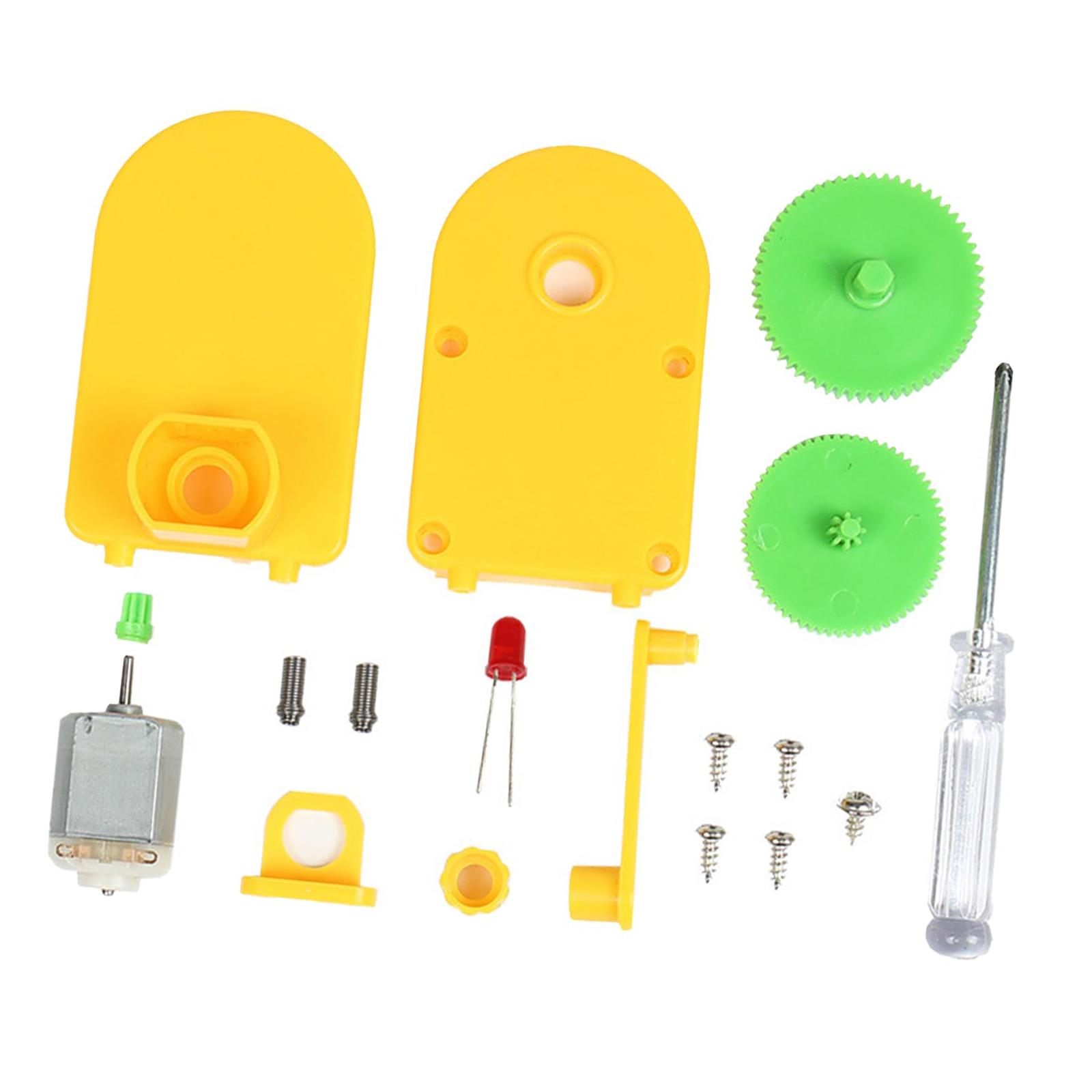 Science Project Physics - Hand Crank Electric Generator Kit DIY
