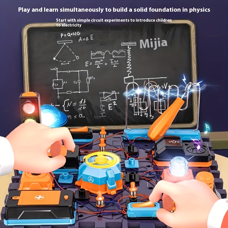 Science Toys - SCIENCE HORSE Electronic building block toys,