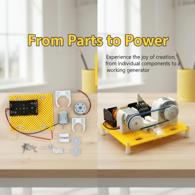 Science Project Physics - Electromagnetic Permanent Generator Technology, Physics Experiment,
