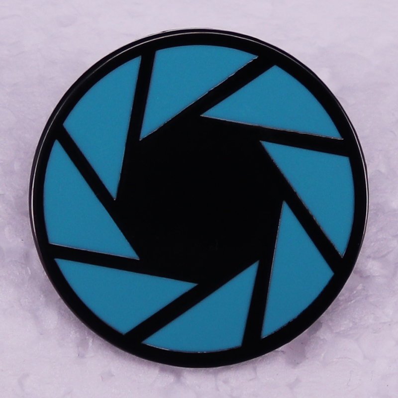 Science Buddies - Aperture Science Portal Game Logo Enamel
