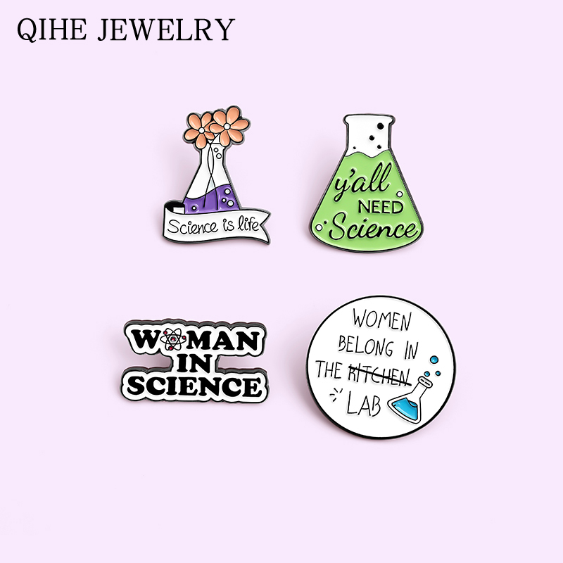 Science Buddies - Chemistry Pharmacist Enamel Pin Science Metal