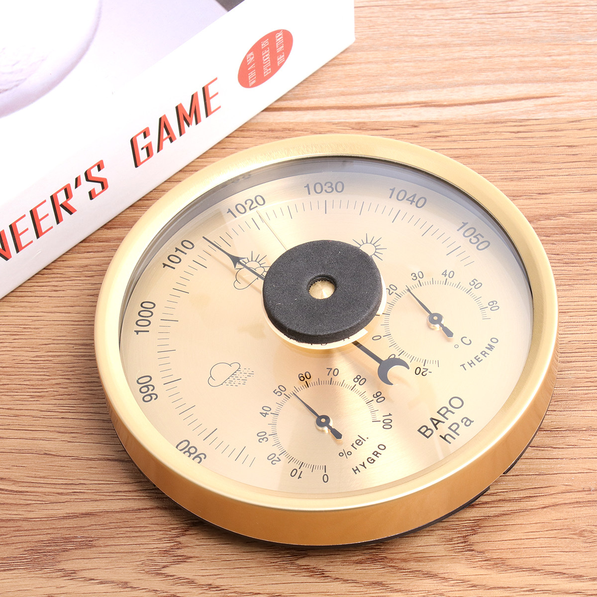 Barometer Analog Classic - 3-in-1 Analog Weather Station Barometer Thermometer