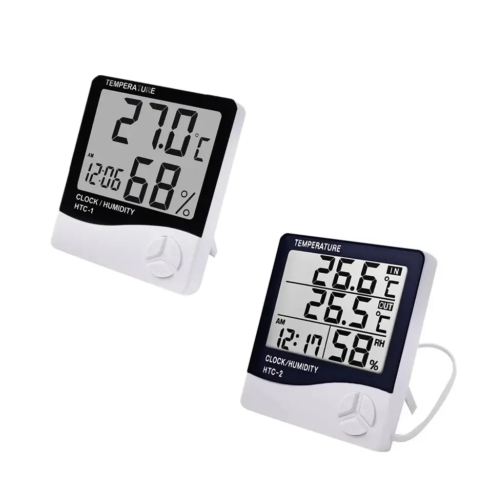 Weather Station Indoor - Indoor LCD Digital Thermometer And Hygrometer