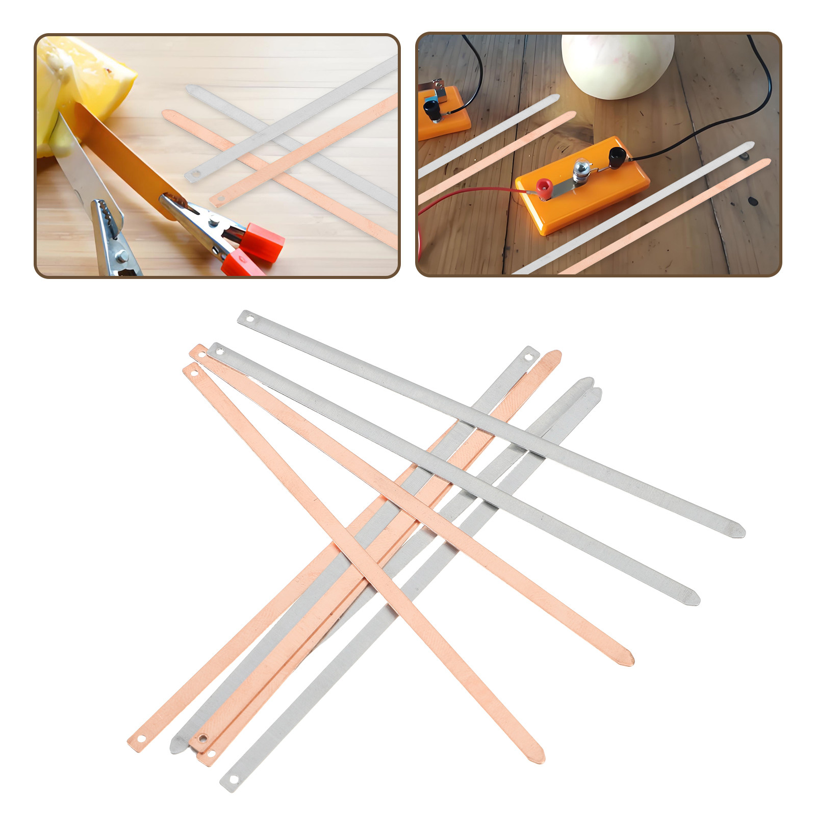 Science Project Physics - 20Pcs Educational Fruit Battery Kit with