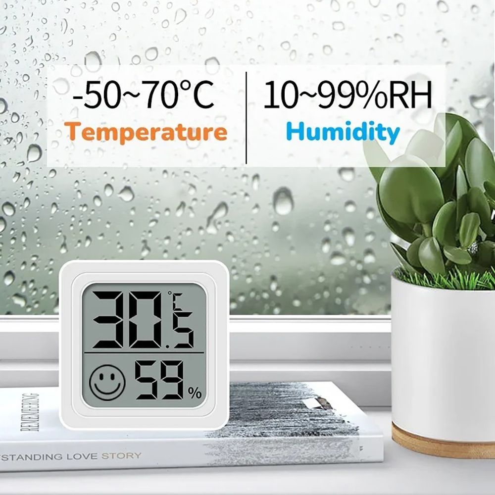 Portable LCD Digital Thermomet - Weather Station Indoor recension och pris