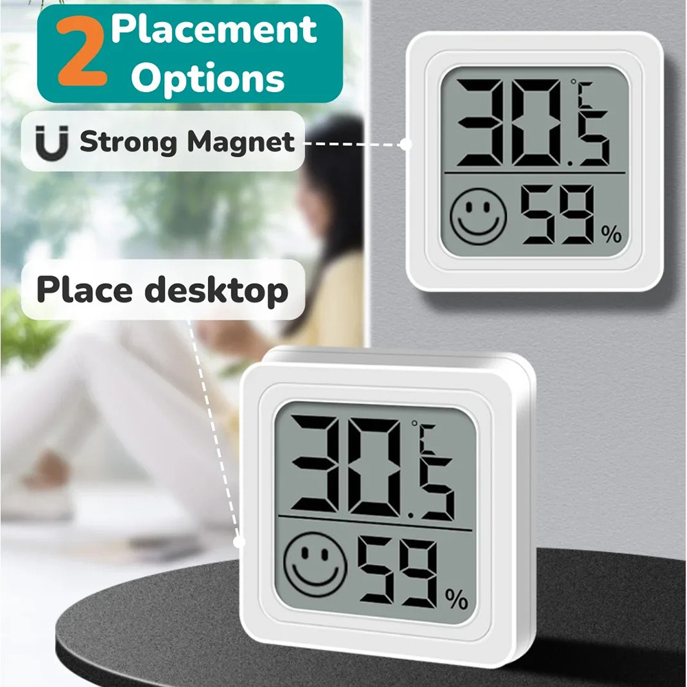 Portable LCD Digital Thermomet - Weather Station Indoor recension och pris