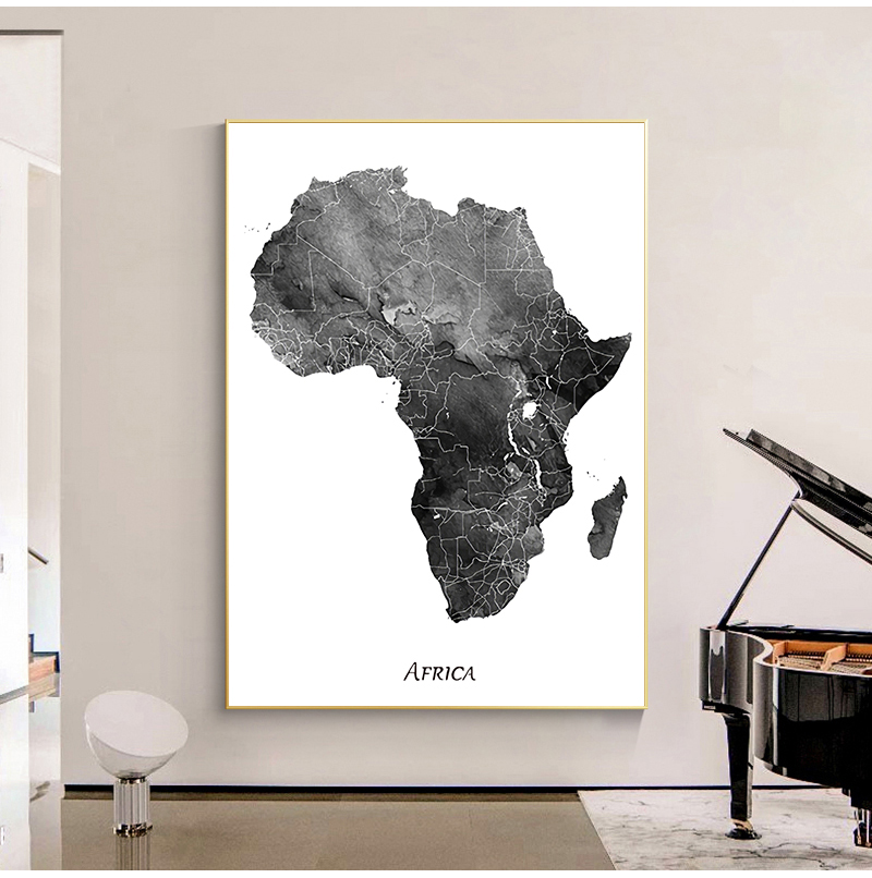 Africa map posters and prints  - Star Map Poster recension och pris