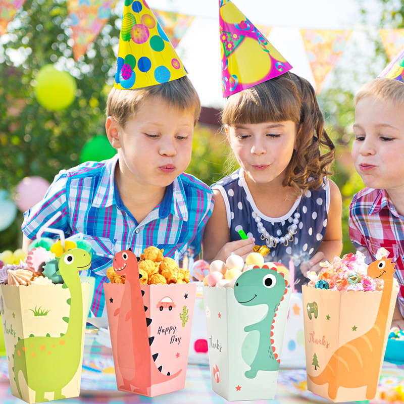 4Pcs Cartoon Dinosaur Boxes Di - Science Of Happiness recension och pris