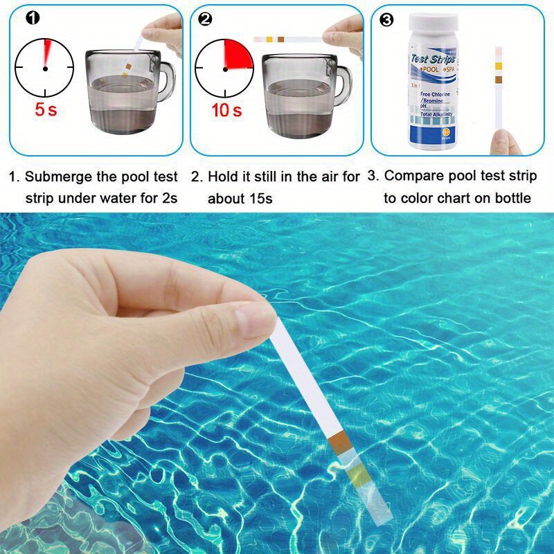 Chlorine PH Test Strips SPA Sw - Water Testing Kit recension och pris