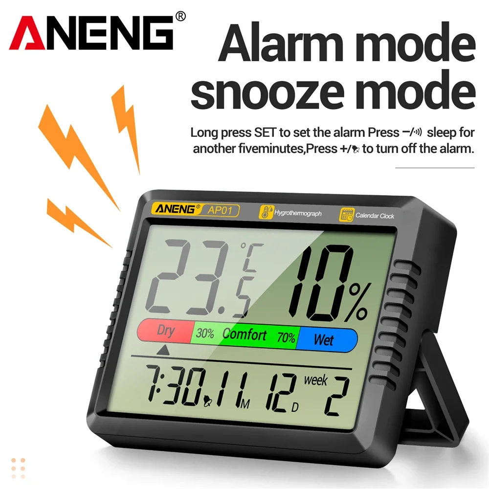 ANENG AP01 LCD Digital Thermom - Weather Station Indoor recension och pris