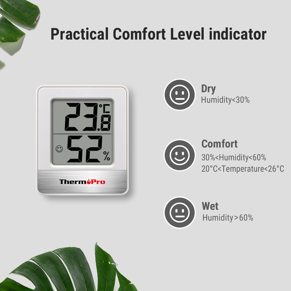 ThermoPro TP49 Mini Weather St - Weather Station Indoor recension och pris