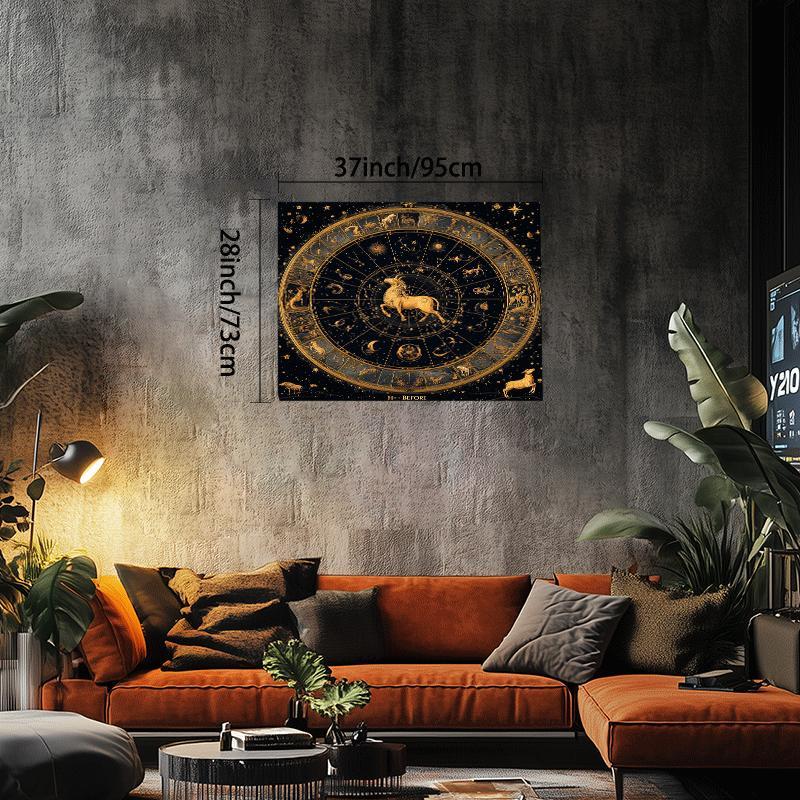 Elegant Zodiac Constellation T - Star Map Poster recension och pris
