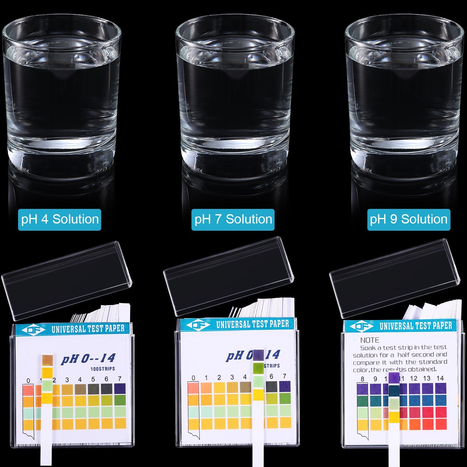 100 Strips 0-14 PH Alkaline Ac - Water Testing Kit recension och pris