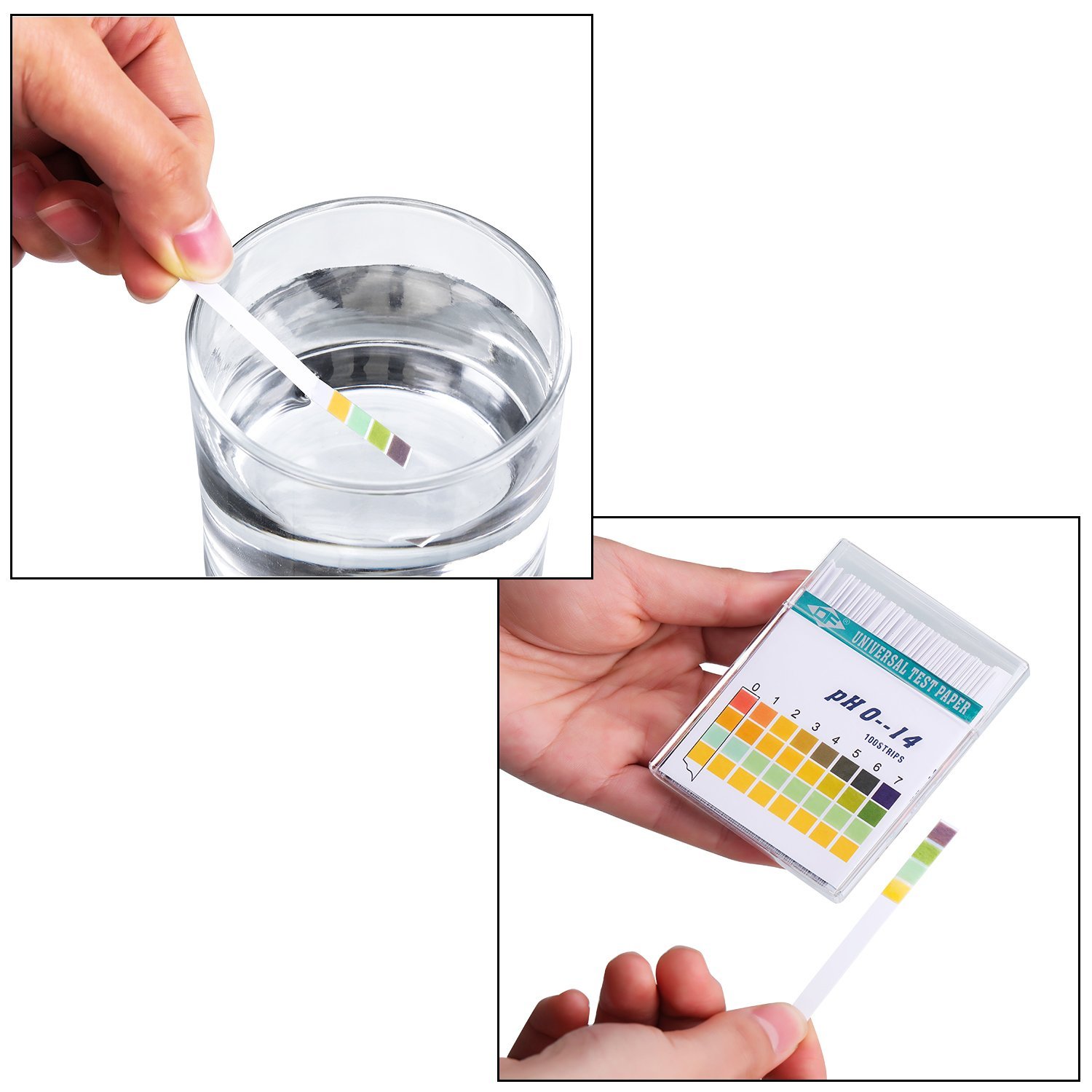 100 Strips 0-14 PH Alkaline Ac - Water Testing Kit recension och pris