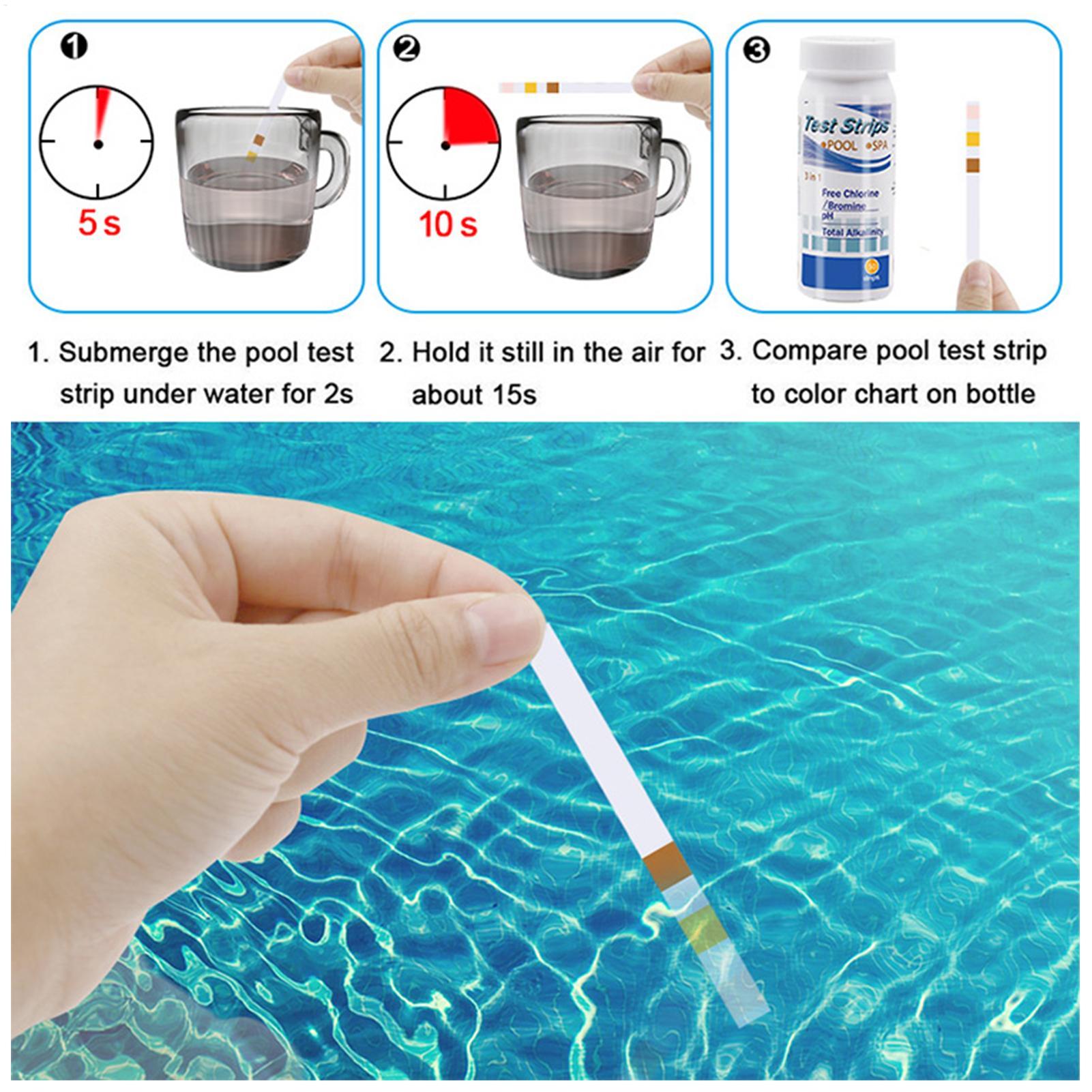 Chlorine PH Test Strips SPA Sw - Water Testing Kit recension och pris