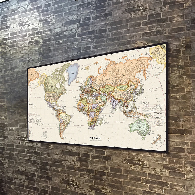 127x81cm/50x32inch Vintage Wor - Star Map Poster recension och pris