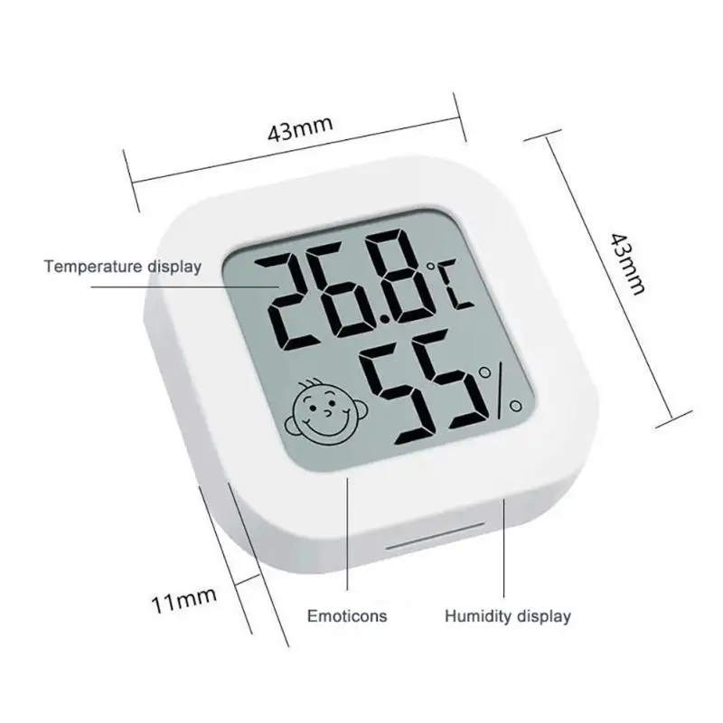 LCD Digital Thermometer Hygrom - Weather Station Indoor recension och pris