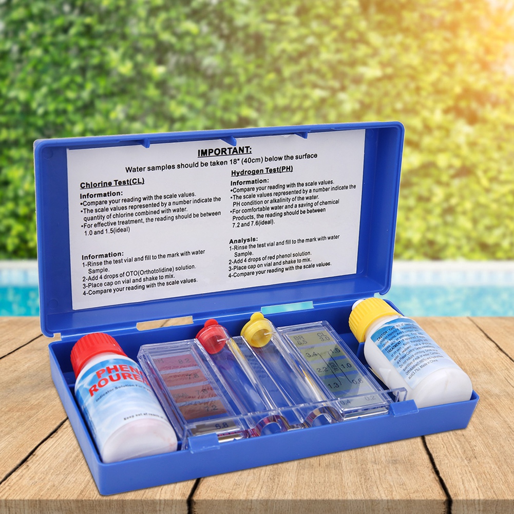PH Chlorine Water Quality Test - Water Testing Kit recension och pris