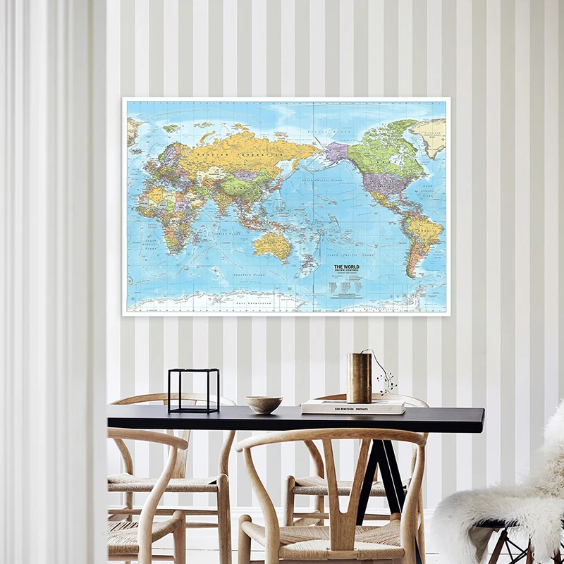 World Map 2012 Fabric Large Po - Star Map Poster recension och pris