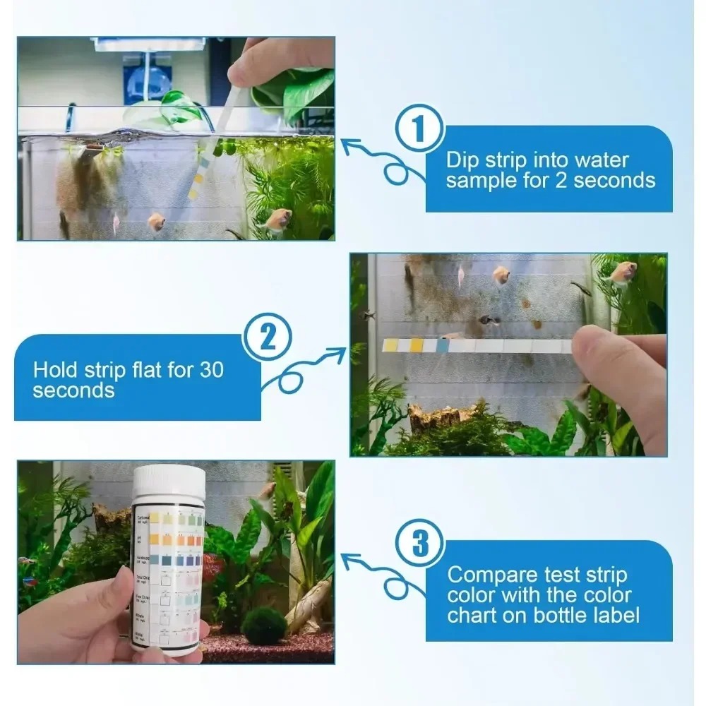 Aquarium Test Strip  PH Qualit - Water Testing Kit recension och pris