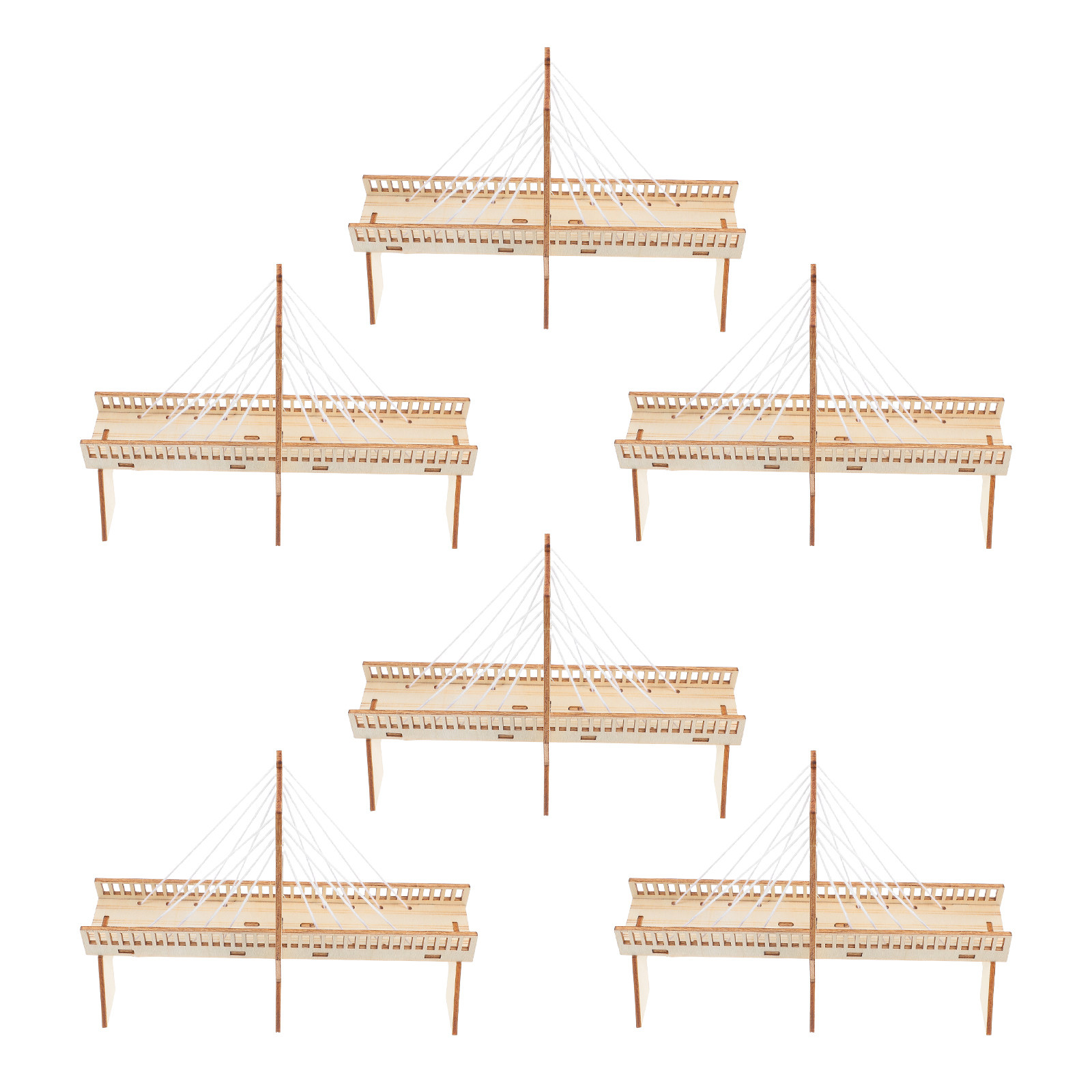 6Sets Stem Cable-Stayed Bridge - Science Project Physics recension och pris
