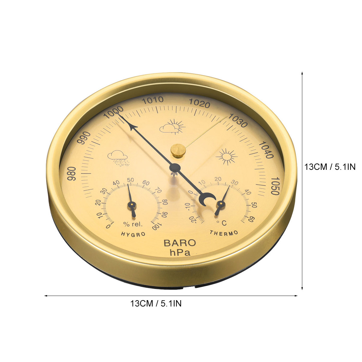 3-in-1 Analog Barometer Thermo - Barometer Analog Classic recension och pris