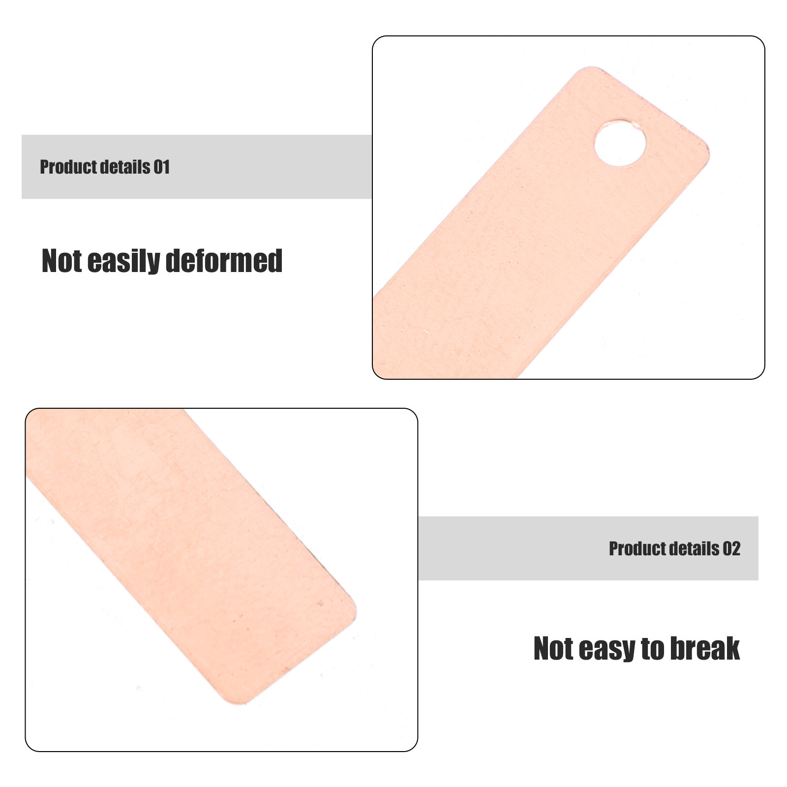 1Set Zinc Copper Electrode Str - Science Experiment recension och pris