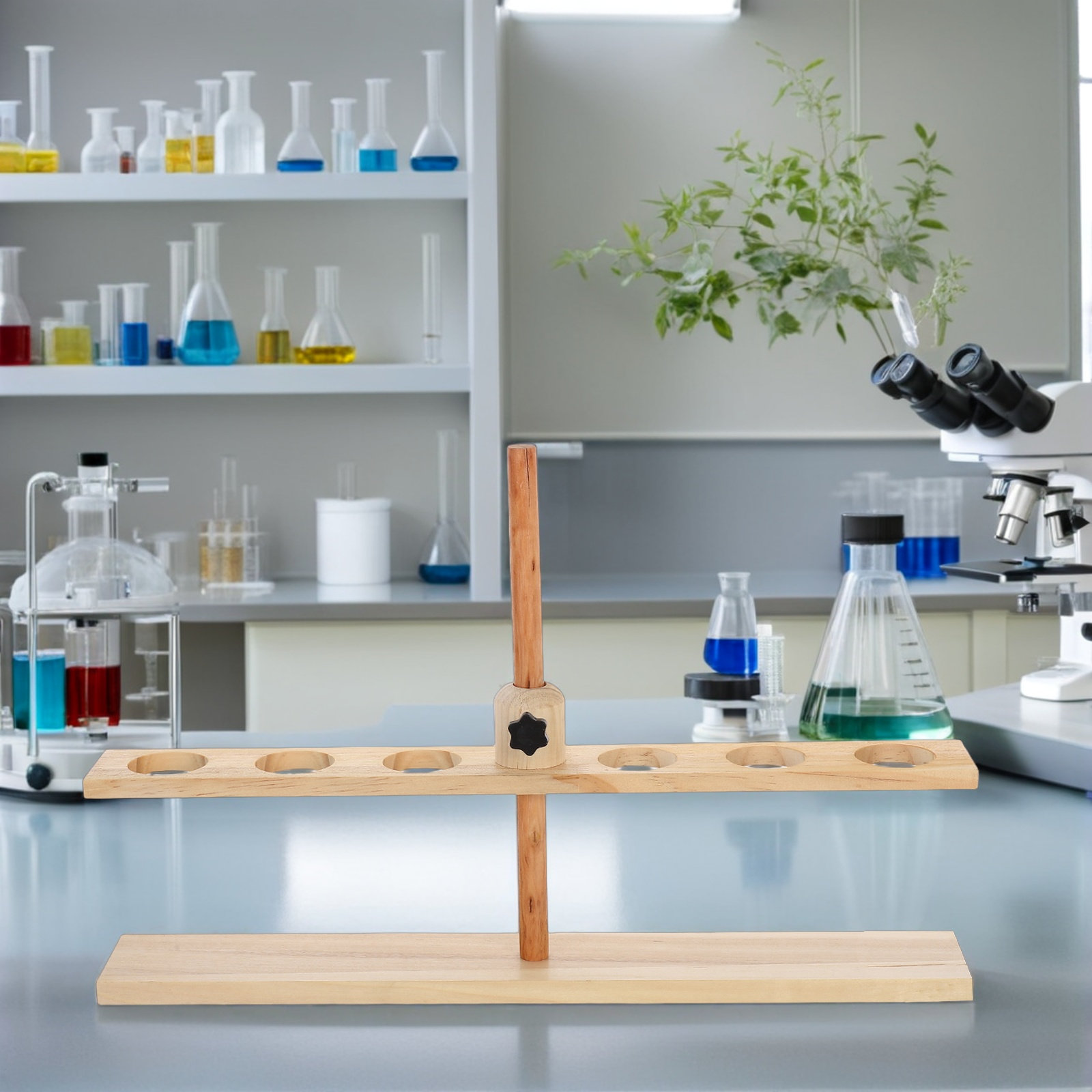 6 Hole Wooden Adjustable Chemi - Science Experiment recension och pris