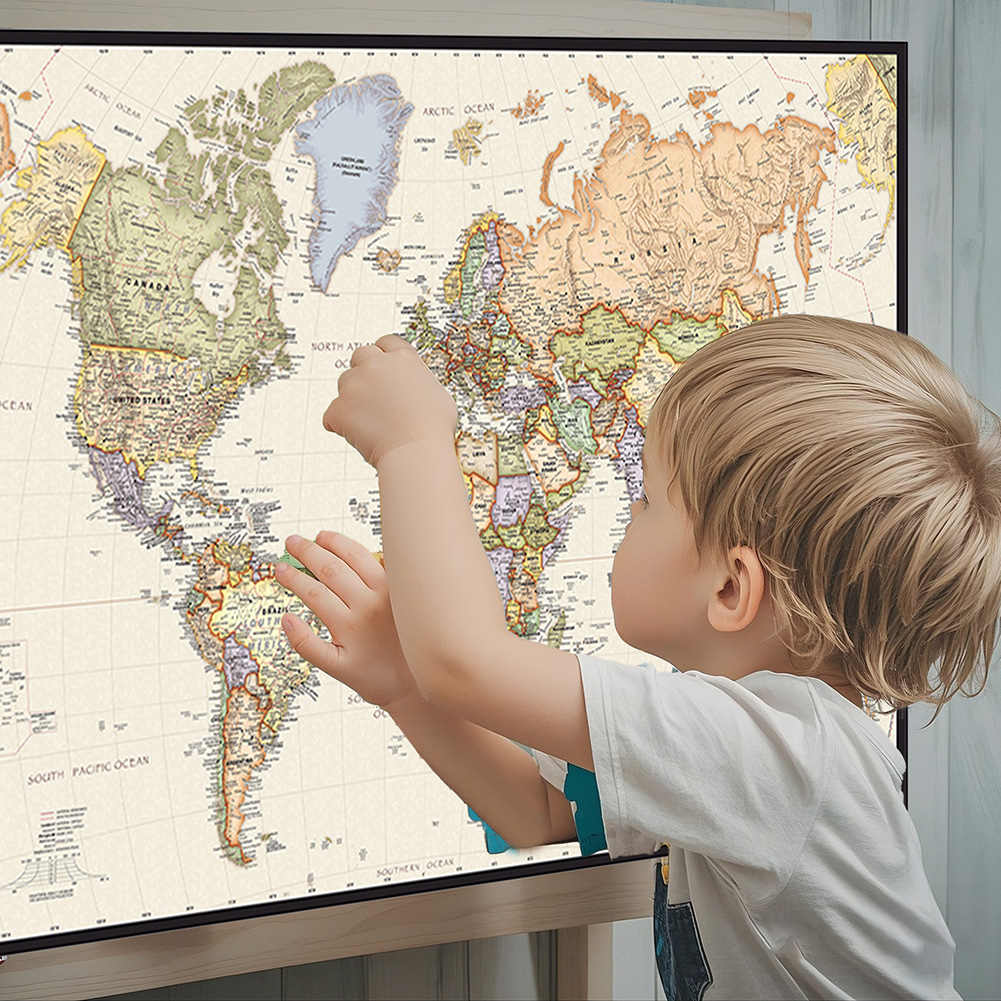 Vintage Hanging Poster World M - Star Map Poster recension och pris
